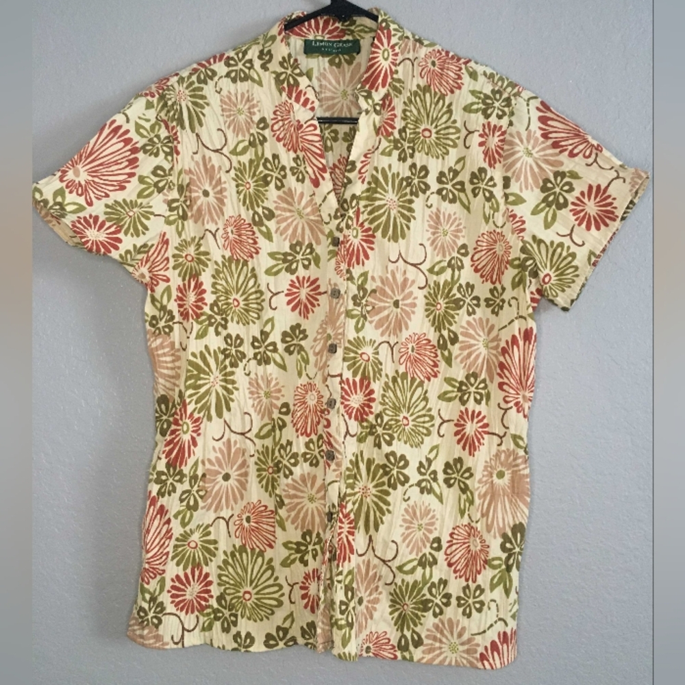 Floral Button Down Top